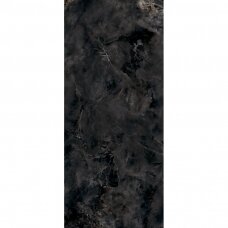 Akmens masės plytelės Aquamarine Black Pol. 119,8x274,8x6mm