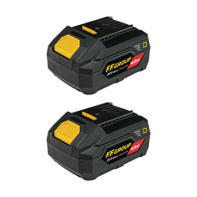 Akumuliatorinis suktuvas-gręžtuvas FF GROUP CHD/60-BL 20V Pro, 2x4,0Ah su priedais