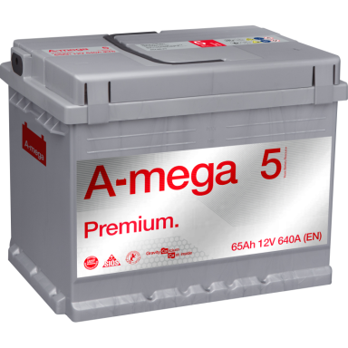 Akumuliatorius A-MEGA PREMIUM 12V 65Ah 640A EN