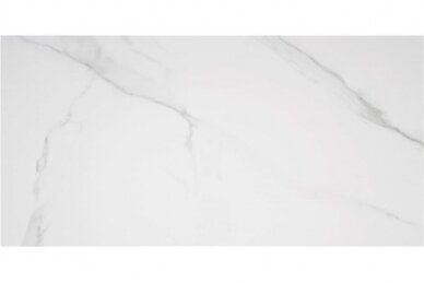 Akmens masės plytelės Lumiere White 60x120