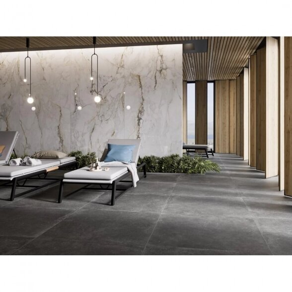 Akmens masės plytelės Pisa Gold Polished, 60x120 cm 1