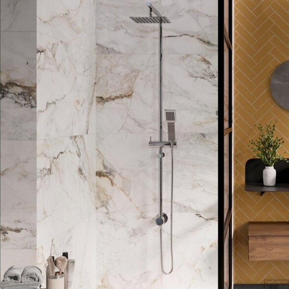 Akmens masės plytelės Pisa Gold Polished, 60x120 cm 3