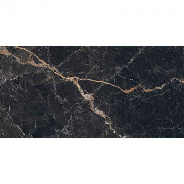 Akmens masės plytelės Veneto Black STR, 59,8x119,8 cm