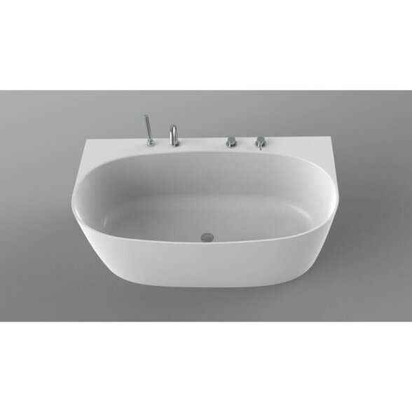 Akmens masės vonia BLU Nova, 1480x860mm 2 Akmens masės vonia BLU Nova, 1480x860mm 2