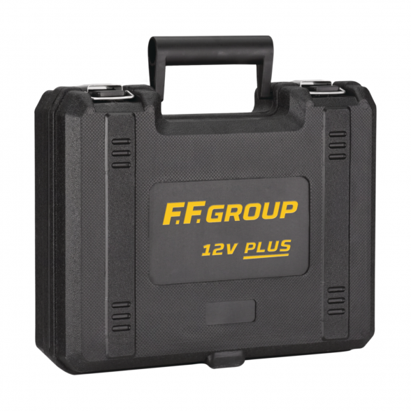 Akumuliatorinis suktuvas-gręžtuvas FF GROUP CDD 12V PLUS, 2x2,0Ah su priedais 3 Akumuliatorinis suktuvas-gręžtuvas FF GROUP CDD 12V PLUS, 2x2,0Ah su priedais 3