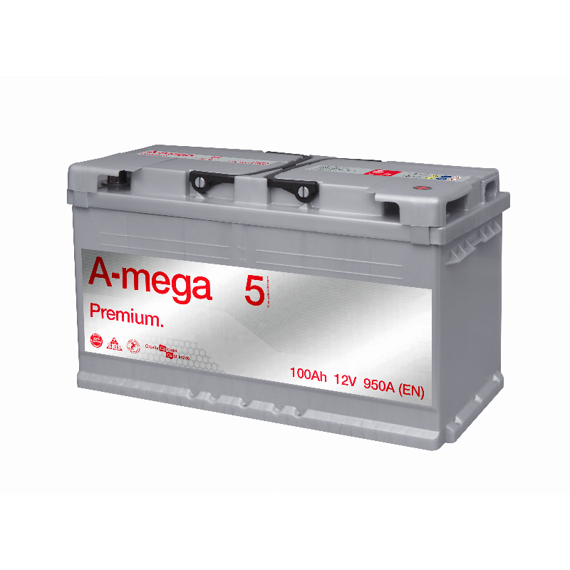 Akumuliatorius A-MEGA PREMIUM 12V 100Ah 950A EN Akumuliatorius A-MEGA PREMIUM 12V 100Ah 950A EN