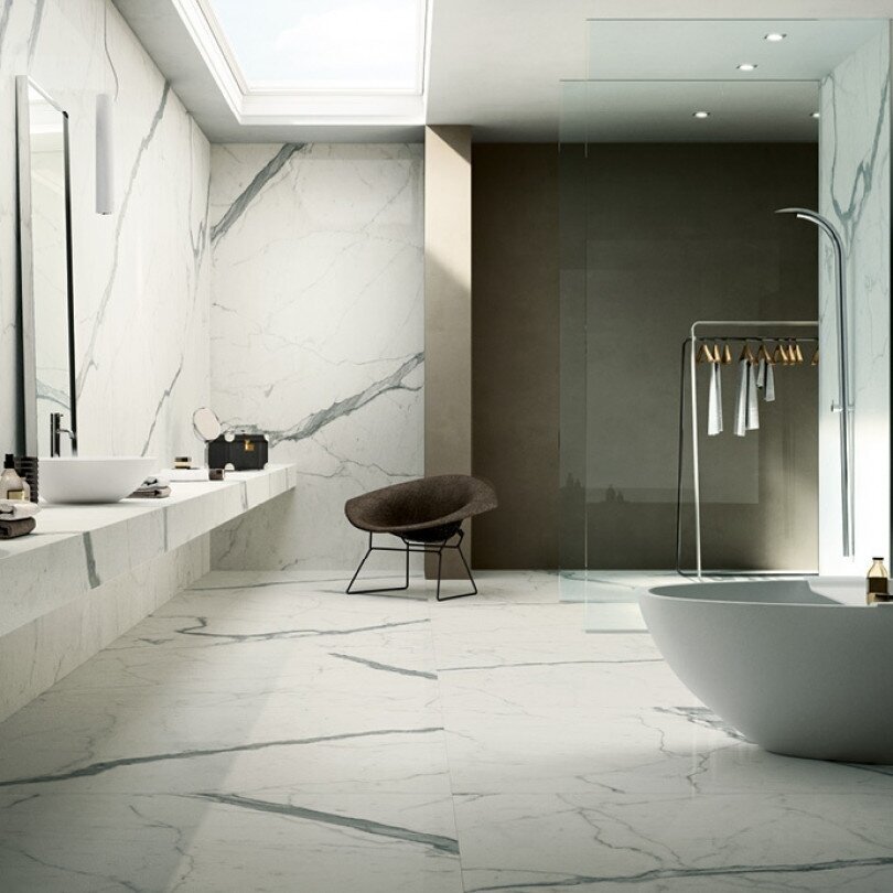 Akmens masės plytelės Natural Statuario Altissimo, 260x120cm 1