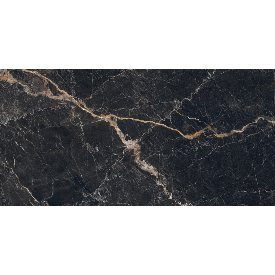 Akmens masės plytelės Veneto Black STR, 59,8x119,8 cm