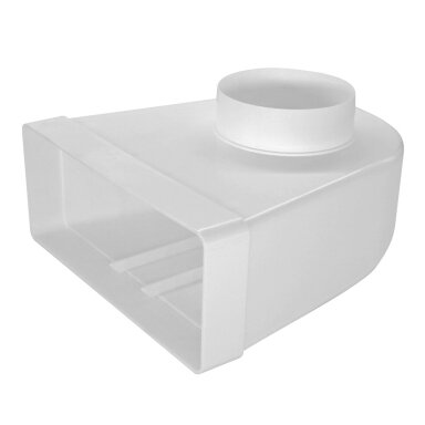 Alkūnė, plastikinė EUROPLAST KLD29-100, 220x90mm, Ø100mm Alkūnė, plastikinė EUROPLAST KLD29-100, 220x90mm, Ø100mm