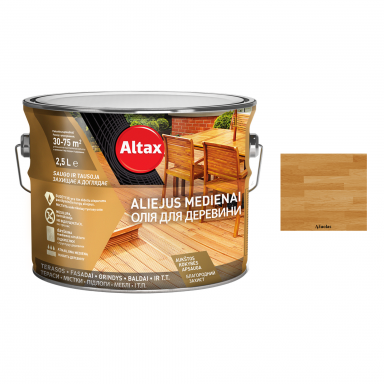Aliejus medienai ALTAX Altaxin, 2,5l ąžuolo sp. Aliejus medienai ALTAX Altaxin, 2,5l ąžuolo sp.