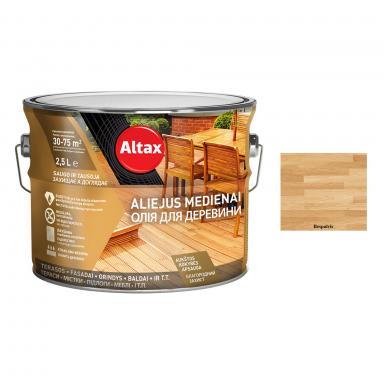 Aliejus medienai ALTAX Altaxin, 2,5l bespalvis Aliejus medienai ALTAX Altaxin, 2,5l bespalvis