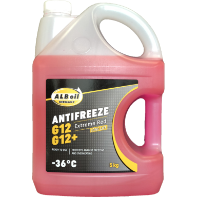 Aušinimo skystis - antifrizas ALB RED G12/G12+ -36°C, 5kg