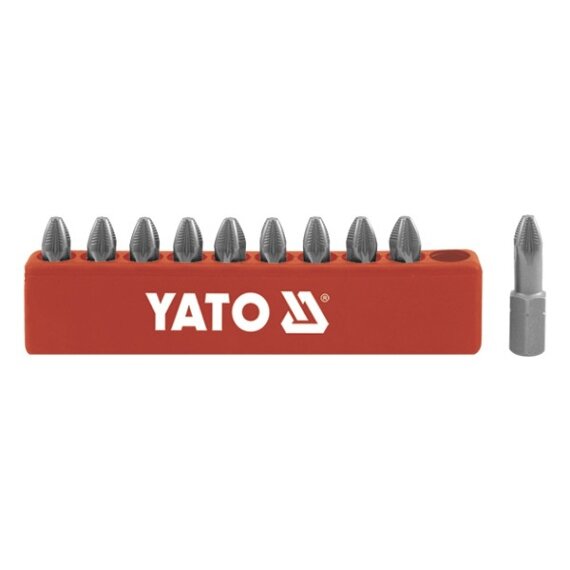 PZ2 1/4" 25mm 10vnt. ANTGALIŲ RINK. YATO PZ2 1/4" 25mm 10vnt. ANTGALIŲ RINK. YATO