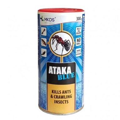Insekticidas skruzdėms naikinti MKDS Ataka Blue, 300g Insekticidas skruzdėms naikinti MKDS Ataka Blue, 300g