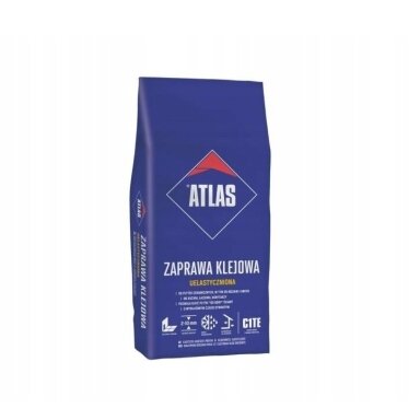 Elastingi plytelių klijai ATLAS, 5kg Elastingi plytelių klijai ATLAS, 5kg