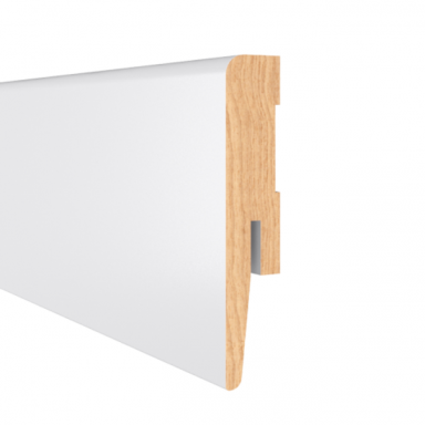 Grindjuostė MDF ARBITON Folia MP0602, 242x6x1,5cm, balta sp.