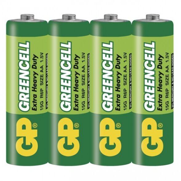 R6 (AA) B4 BATERIJA GP GREENCELL R6 (AA) B4 BATERIJA GP GREENCELL