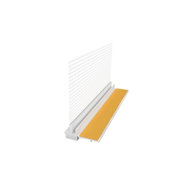 PVC deformacinis profilis BAUMIT Basic, 9mm 2,4m PVC deformacinis profilis BAUMIT Basic, 9mm 2,4m