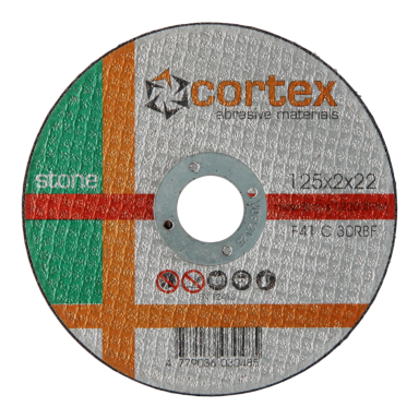 Betono pjovimo diskas CORTEX C 30RBF F41 80m/s, 125x2x22,2mm