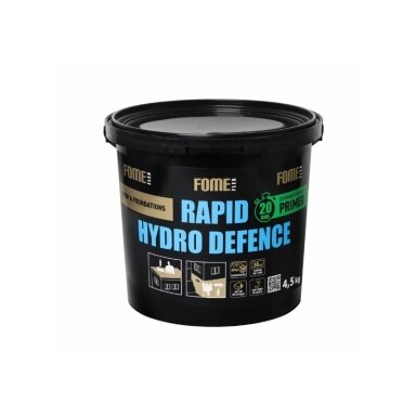 Bituminis gruntas FOME FLEX Rapid Hydro Primer, 4.5kg Bituminis gruntas FOME FLEX Rapid Hydro Primer, 4.5kg