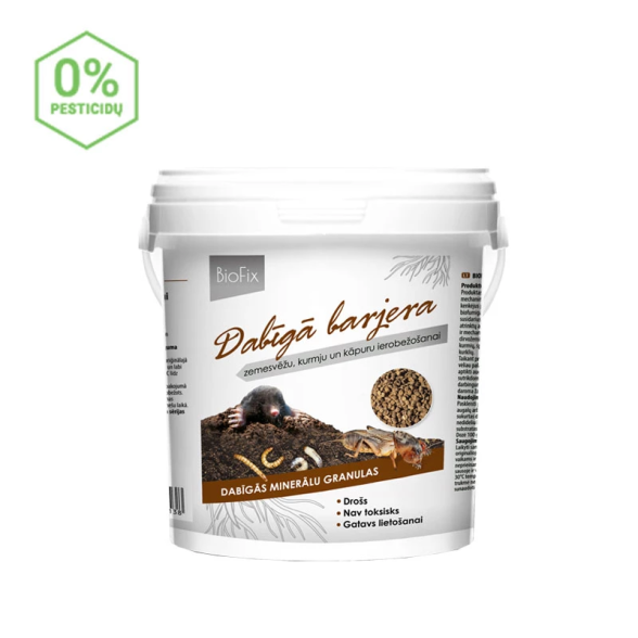 Granulės nuo kurmių, kurklių, vikšrų BIOFIX Stopper, 1kg Granulės nuo kurmių, kurklių, vikšrų BIOFIX Stopper, 1kg