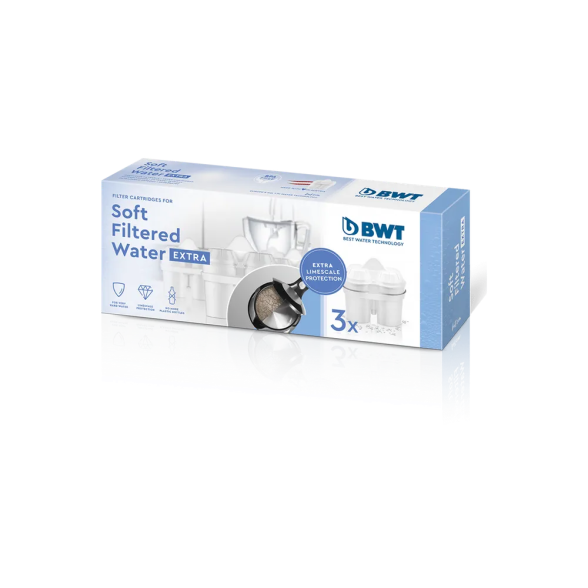 Vandens ąsočio filtrai vandens minkštinimui BWT Soft Filtered Water Extra, 3vnt 2 Vandens ąsočio filtrai vandens minkštinimui BWT Soft Filtered Water Extra, 3vnt 2