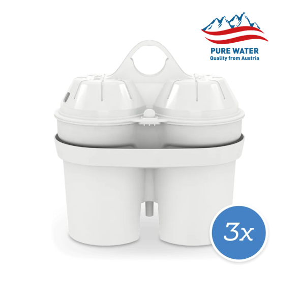 Vandens ąsočio filtrai vandens minkštinimui BWT Soft Filtered Water Extra, 3vnt 1