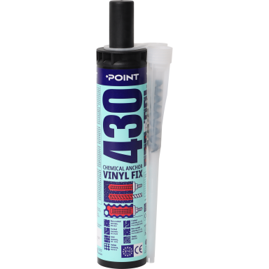 Cheminis ankeris POINT 430, 300ml pilka sp. Cheminis ankeris POINT 430, 300ml pilka sp.