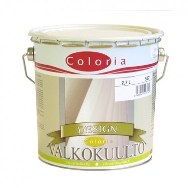 Lakas VALKOKUULTO Coloria Design, 2,7l balta sp.