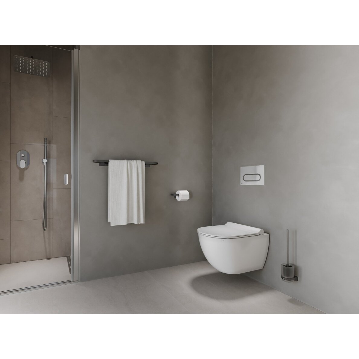 Rankšluosčių laikiklis RAVAK CR II 300.20GB, 60cm šlifuoto grafito sp. 1