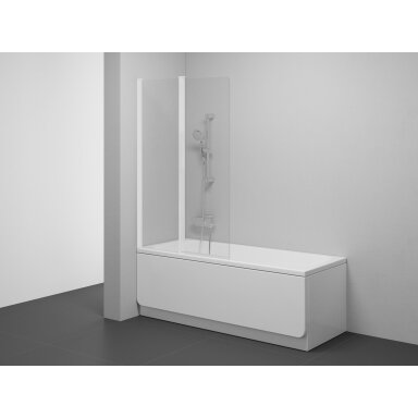 CVS2 100 K balta matinė+stiklas Transparent CVS2 100 K balta matinė+stiklas Transparent