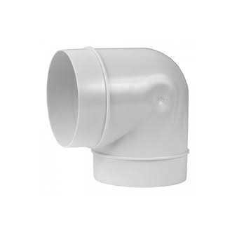 D125mm, 90*ALKŪNĖ PLASTIKINĖ D125mm, 90*ALKŪNĖ PLASTIKINĖ