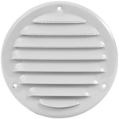 d125mm GROTELĖ METALINĖ BALTA