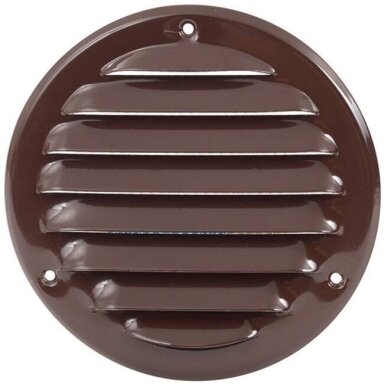 Metalinės ventiliacinės grotelės EUROPLAST MR125B, 125mm ruda sp. Metalinės ventiliacinės grotelės EUROPLAST MR125B, 125mm ruda sp.