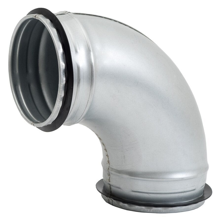 Alkūnė metalinė su gumomis, presuota EUROPLAST BFS90-100, 90°- Ø100mm Alkūnė metalinė su gumomis, presuota EUROPLAST BFS90-100, 90°- Ø100mm