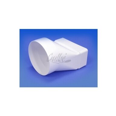 d-100 110x55mm PEREIGA Į APVALŲ (ILGĄ) PLASTIKINĖ