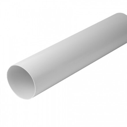 Ventiliacijos PVC kanalas EUROPLAST, 100mm 0,5m Ventiliacijos PVC kanalas EUROPLAST, 100mm 0,5m