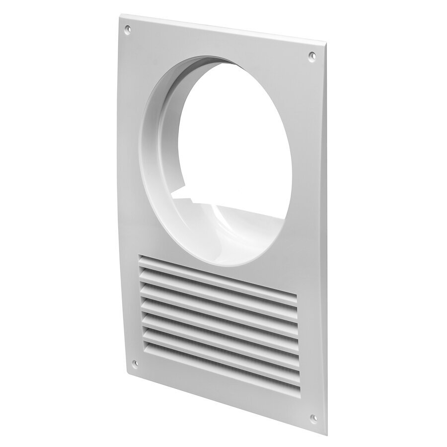 Ventiliacinės grotelės-adapteris EUROPLAST NA10, 250x180mm balta sp.
