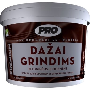 Dažai grindims PRO, 2,7l šviesiai ruda sp.