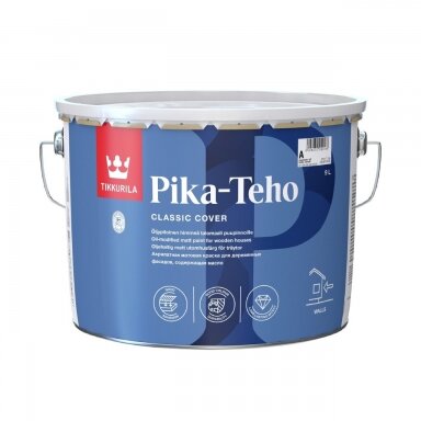 Medienos dažai TIKKURILA Pika Teho C bazė, 9l skaidri sp. Medienos dažai TIKKURILA Pika Teho C bazė, 9l skaidri sp.