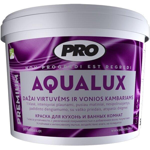 PRO DAŽAI AQUALUX (MATINIS) 3L PRO DAŽAI AQUALUX (MATINIS) 3L