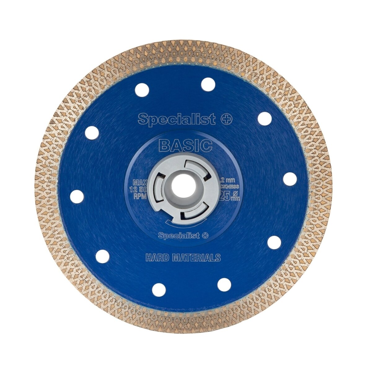 Deimantinis pjovimo diskas SPECIALIST+ Britva Basic, 125x1,2x22mm 1