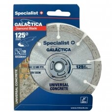 Deimantinis pjovimo diskas SPECIALIST+ Galactica, 125x10x22,2mm