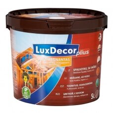 Dekoratyvins medienos impregnantas Luxdecor, (Raudonmedis) 5,0l