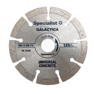 Deimantinis pjovimo diskas SPECIALIST+ Galactica, 125x10x22,2mm