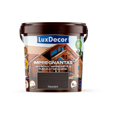 Dekoratyvins medienos impregnantas LUXDECOR, 1l palisanderio sp.