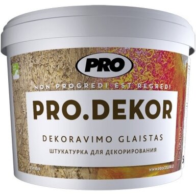 Dekoravimo glaistas PRO Dekor Vid, 5kg Dekoravimo glaistas PRO Dekor Vid, 5kg