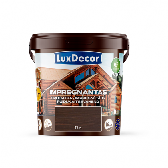 Dekoratyvins medienos impregnantas LUXDECOR, 1l tiko sp.