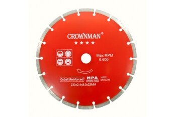Diskas deimantinis segmentinis Crownman, 230x22,23mm