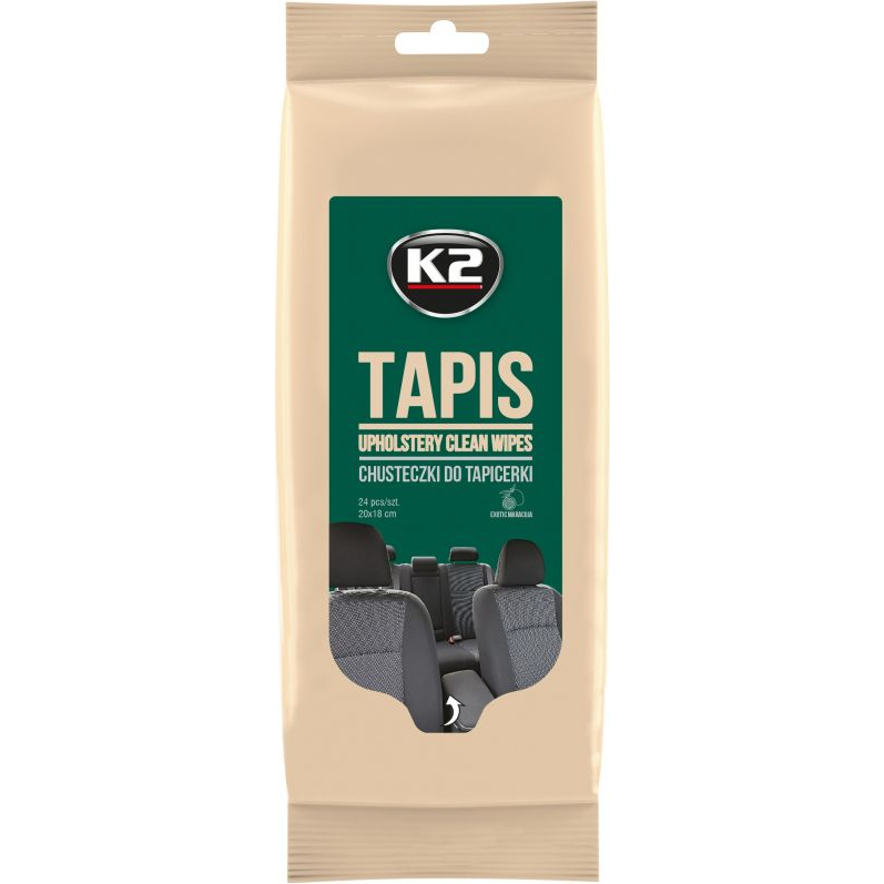 Drėgnos servetėlės K2 TAPIS tekstilei Drėgnos servetėlės K2 TAPIS tekstilei